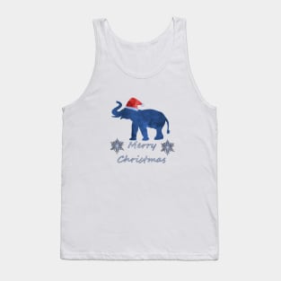 Santa Elephant Tank Top